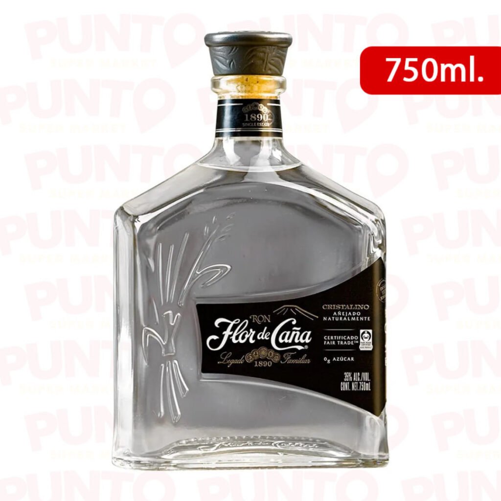 RON FLOR DE CAÑA CRISTALINO